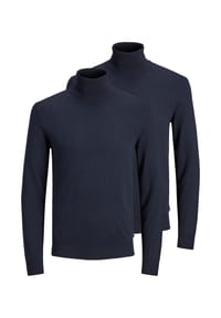 JACK & JONES - Pullover 2er Pack Emil Knit - Schwarz
