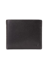 BRAUN BÜFFEL PRATO - Geldbörse, Querformat, RFID-Schutz, Logoprägung, für Herren - schwarz