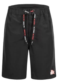 LONSDALE™ - Herren Beachshorts normale Passform DUNBEATH - Black/White/Red