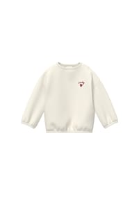 S.Oliver Red Label - Sweatshirt, Rückenprint, für Kinder - 0401  WHITE