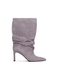 KAZAR STUDIO - Violette stiefeletten zum schieben mit crinkle Obermaterial - Violett
