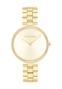 Calvin Klein GLEAM - Damen Armbanduhr "25100014" - CHAMPAGNER