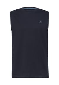 STREET ONE MEN - Shirt, ärmellos Baumwolle, für Herren - 15936 BRIGHT WHITE