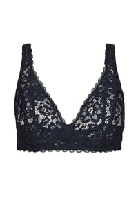 CALIDA - Damen Spitzen-BH ohne Bügel Natural Comfort Lace - dark blue