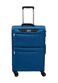 GLOBETROTTER MINDEL - 4-Doppelrollen-Trolley, Weichgepäck, TSA-Schloss - BLACK