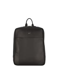 BRAUN BÜFFEL GOLF 2.0 - Businessrucksack, Rindsleder, Zweiwegereißverschluss, Laptopfach - 010 SCHWARZ
