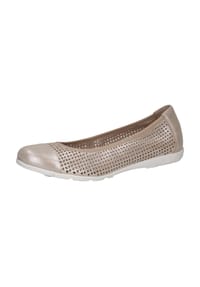Caprice - Ballerinas, Leder, für Damen - 341 ROSÉ METALLIC