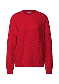 Street One - Strickpullover, Rippbündchen, für Damen - 16351 SOFT BEIGE