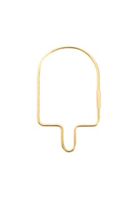 DONKEY - Schlüsselanhänger Hello Yummy, Gold, L 9.7 cm - Gold
