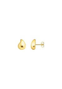 Thomas Sabo - Tropfen-Ohrstecker mit organischer Form - gelbgoldfarben