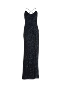 Vera Mont - Abendkleid, Raffung, Schlitz, für Damen - 8541 NIGHT SKY