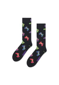 HAPPY SOCKS - Socken, Controller-Print - 9000 BLACK
