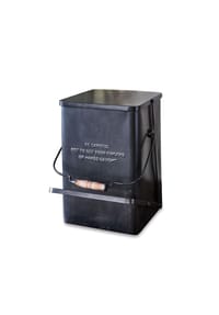 LOBERON - Abfalleimer Connoly antikschwarz - antikschwarz