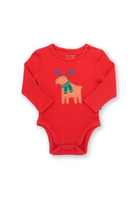 KITE - Baby Mr Moose Body Bio-Baumwolle - rot