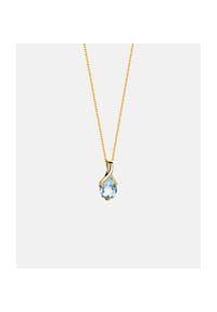 Diamant L'eternel - Halskette mit Blautopas, 585 Gelbgold - gold