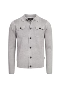 JEFF - Strickjacke Bradshaw - Charcoal Mix