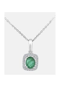 Diamant L'eternel - Kette mit Anhänger, mit Diamant, 375 Weißgold - white gold