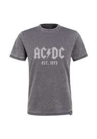 RE:COVERED - T-Shirt AC/DC Est 1973 mit coolem AC/DC-Print - Grey
