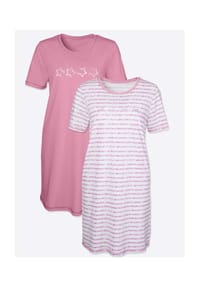 Witt - Kurzarm-Sleepshirts - erika + erika-gestreift