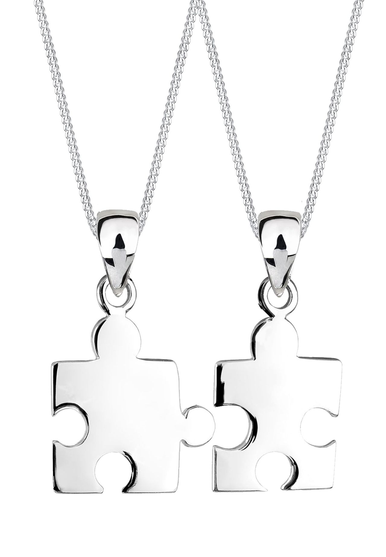 Puzzle | Partnerketten Sterling Silber Halskette GALERIA 925 elli.