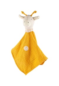 sigikid® - Schnuffeltuch Trösterchen Giraffe Baby Geschenk ,  für Babys und Kleinkinder - gelb