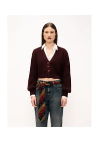 MARC ELLIS - Strickjacke - Bordeaux