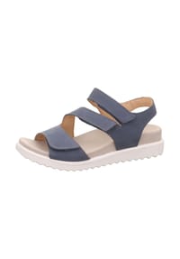 legero - Leder Sandalen - Grau/Blau