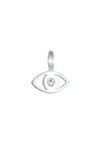 elli. - Anhänger Evil Eye Symbol 925 Silber, Mit Kristallen Von Swarovski® - Gold