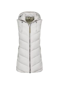 camel active - Weste mit abnehmbarer Kapuze - Salbei
