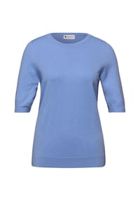 Street One - Strickpullover, Puffärmel, für Damen - 17453 BONNET BLUE