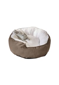 LOBERON - Bett für Haustiere Camérelle braun/weiß - 