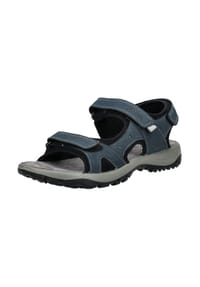 iMAC® - Leder Sandalen - Blau/Schwarz
