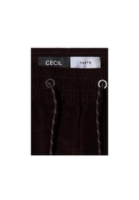 CECIL - Cordhose Tracey, Tunnelzug, für Damen - 17747 TRUFFL BROWN