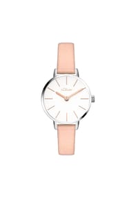 s.Oliver - Uhr - zeitlos und elegant - braun
