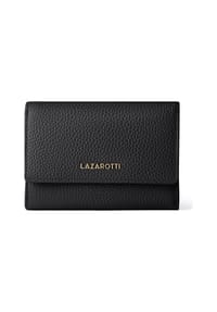 LAZAROTTI Bologna Leather - Bologna Leather Geldbörse Leder 14 cm - black