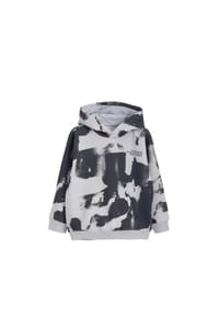 Solang - Sweatshirt mit Print-Motiv - Hellgrau Weiss