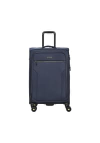 d & n® Travel Line - Travel Line 9704 4 Rollen Trolley M 68 cm mit Dehnfalte - dark blue