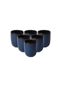 like. by Villeroy & Boch Becher ohne Henkel Lave 400 ml 6er Set - LAVE - beige