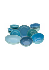 CreaTable Nature Collection Aqua, Bowl Set 12-tlg - Nature Collection - Aqua