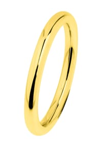 ERNSTES DESIGN - Damen Ring, Edelstahl - GOLD