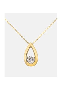Diamant L'eternel - Kette mit Anhänger, mit 0.33 ct Diamant, 375 Gelbgold - gold