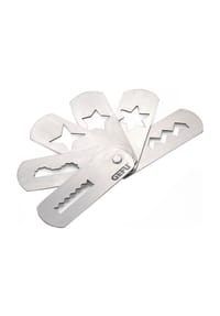 GEFU® - Spritzgebäckvorsatz, Edelstahl, Gr. 5 - SILBER