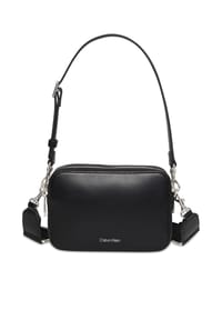 TOM TAILOR WEBBING - Umhängetasche, Kunstleder, Reißverschluss, für Damen - 2QPBLACK / OLD SIL