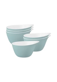 Seltmann Weiden Müslischalen Life Fashion 16 x 14 cm 6er Set - LIFE - blau