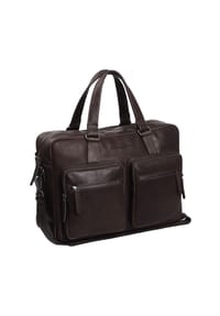 The Chesterfield Brand Wax Pull Up - Wax Pull Up Aktentasche Leder 43 cm Laptopfach - braun