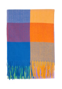 Seasons of April - Schal MILLY Weicher, leichter & kuscheliger Schal mit Fransen aus Kaschmir Mix - Braun Bunt