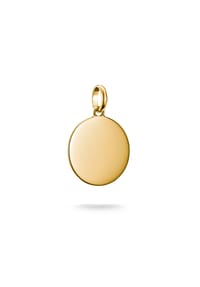 Thomas Sabo - Charm-Anhänger Coin groß Connect - gelbgoldfarben
