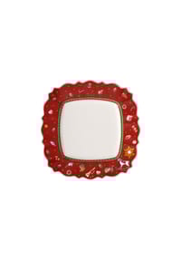 Villeroy & Boch - Speiseteller eckig, rot Toy's Delight Toy's Delight - rot