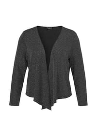 VIA APPIA -DUE- - Strickjacke mit Lurex-Glitzereffekt - schwarz multicolor