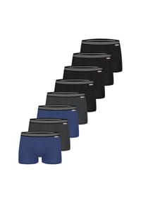 nur die - Boxer Cotton Stretch - anthrazit-dunkelblau